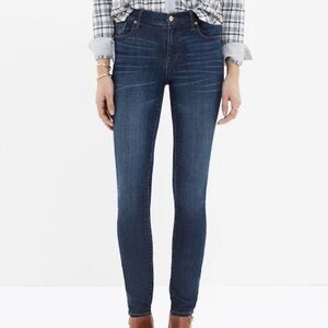Madewell Dark Blue High Riser Skinny Ankle Length Jeans SZ 27